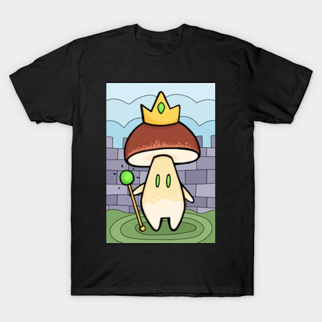 King Bolete Full Digital Illustration T-Shirt by JadedOddity